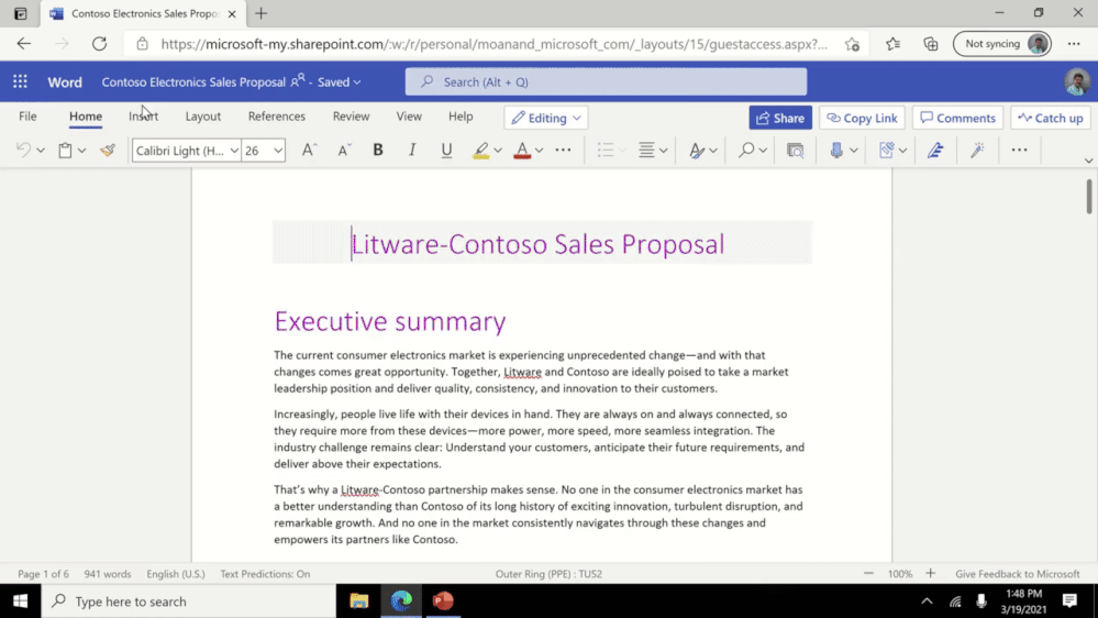 How to convert a text document into a PowerPoint presentation! | 365  Solutions Group